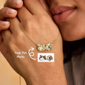 Custom Pet Portrait Engraved Necklace | Wear Your Furry Friend Close to Your Heart ForeverFurEver Memory